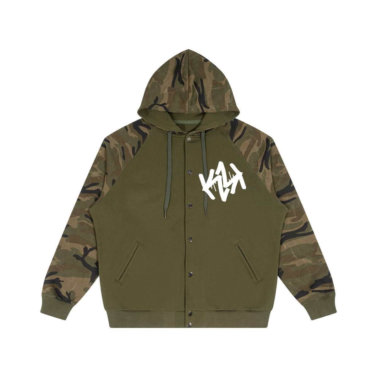 Camo Zip Hoodie