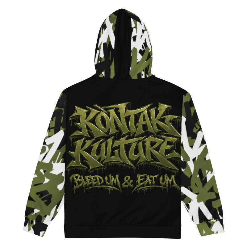 Olive Zip Hoodie