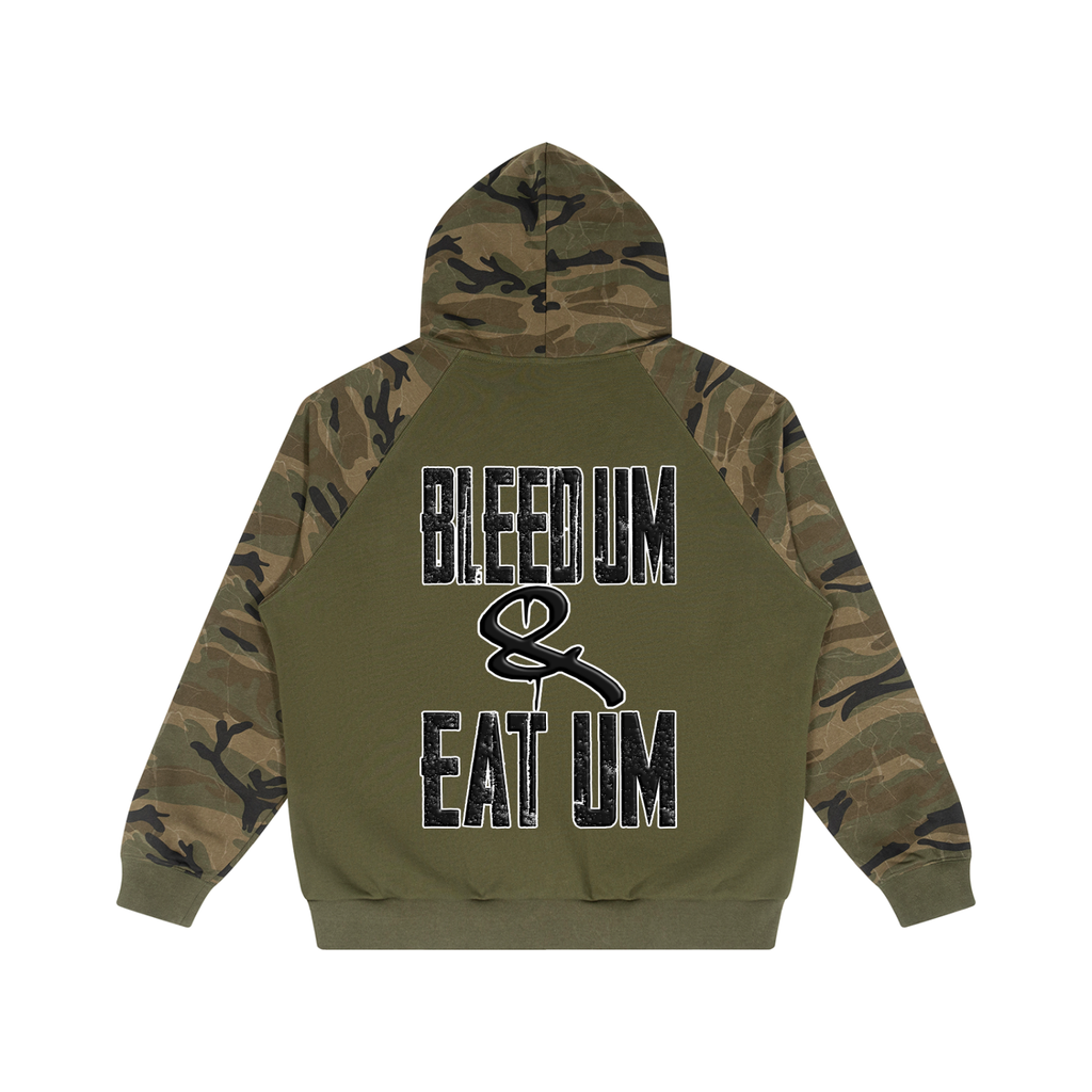 Camo Zip Hoodie