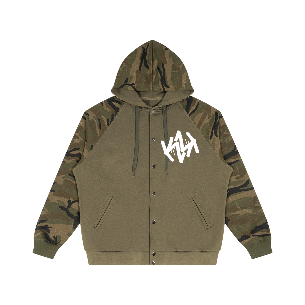 Camo Zip Hoodie