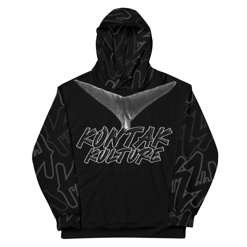 BLACK ULUA DRI-FIT HOODIE